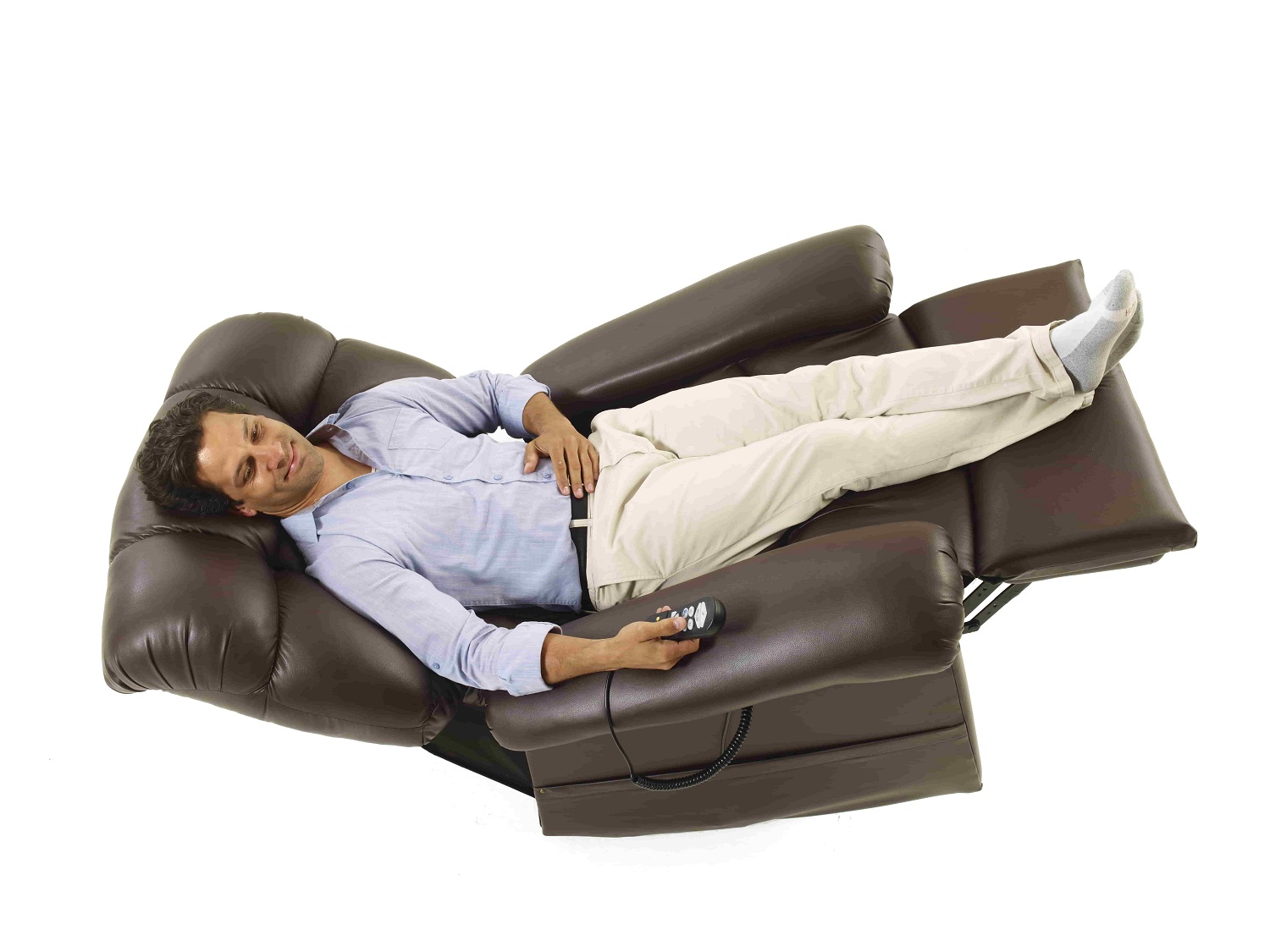 a luxury power lift recliner offering our unique, ergonomic seating system for long-term comfort and suppor