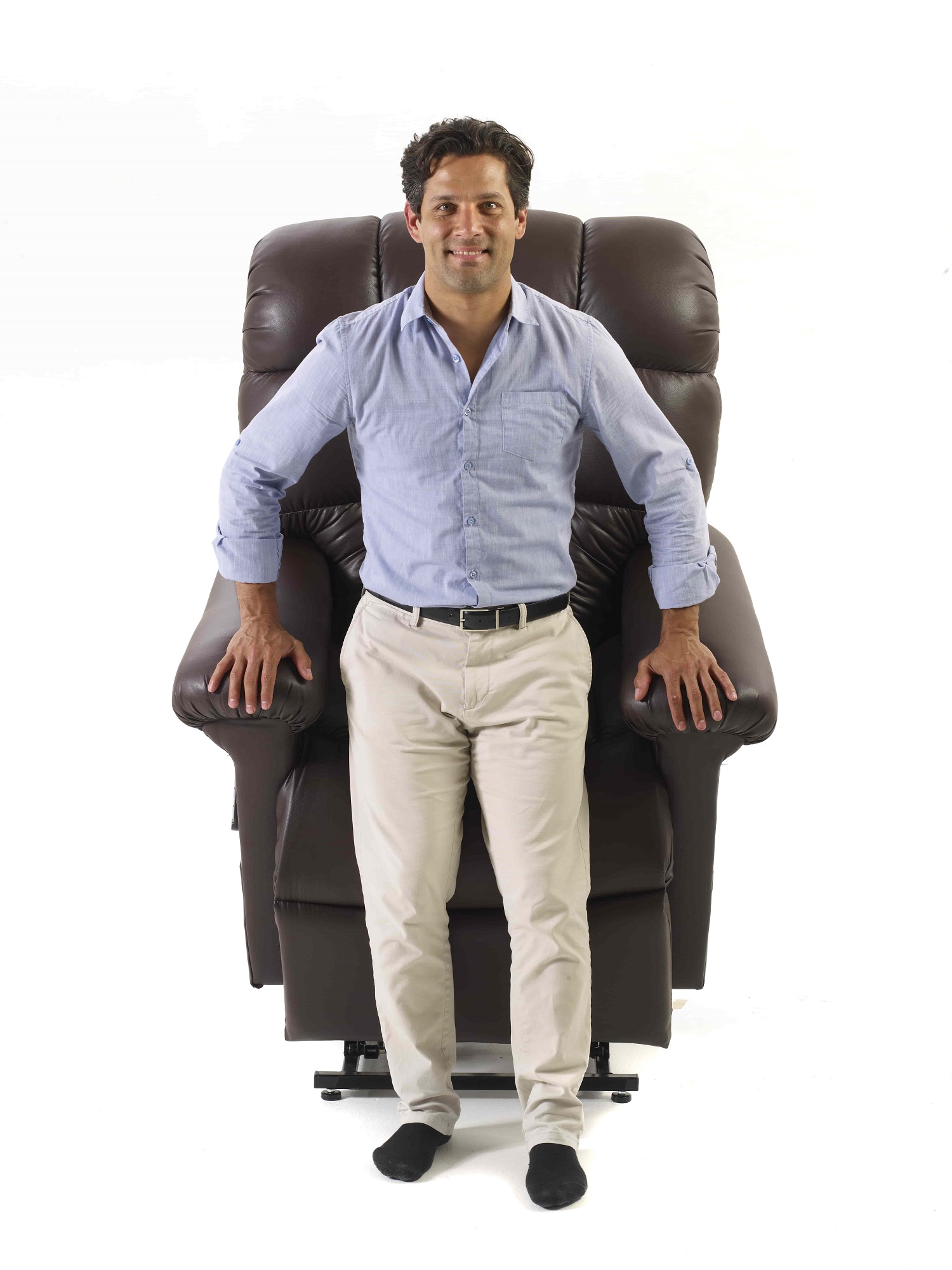 a luxury power lift recliner offering our unique, ergonomic seating system for long-term comfort and support