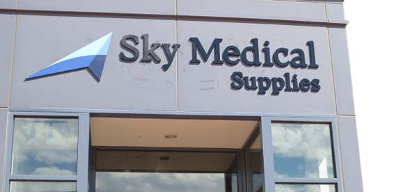 sky medical supplies store front