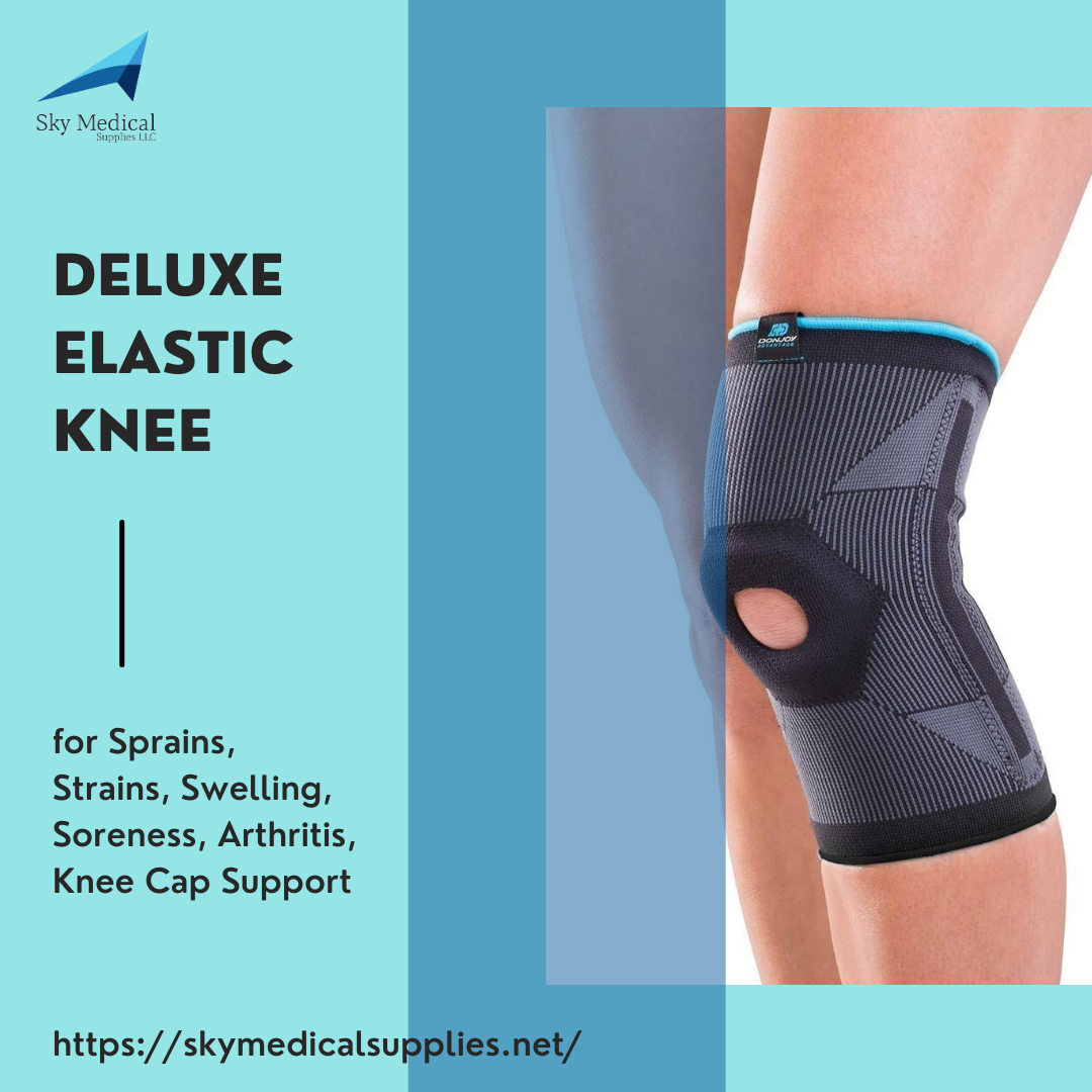 delux elastic knee support