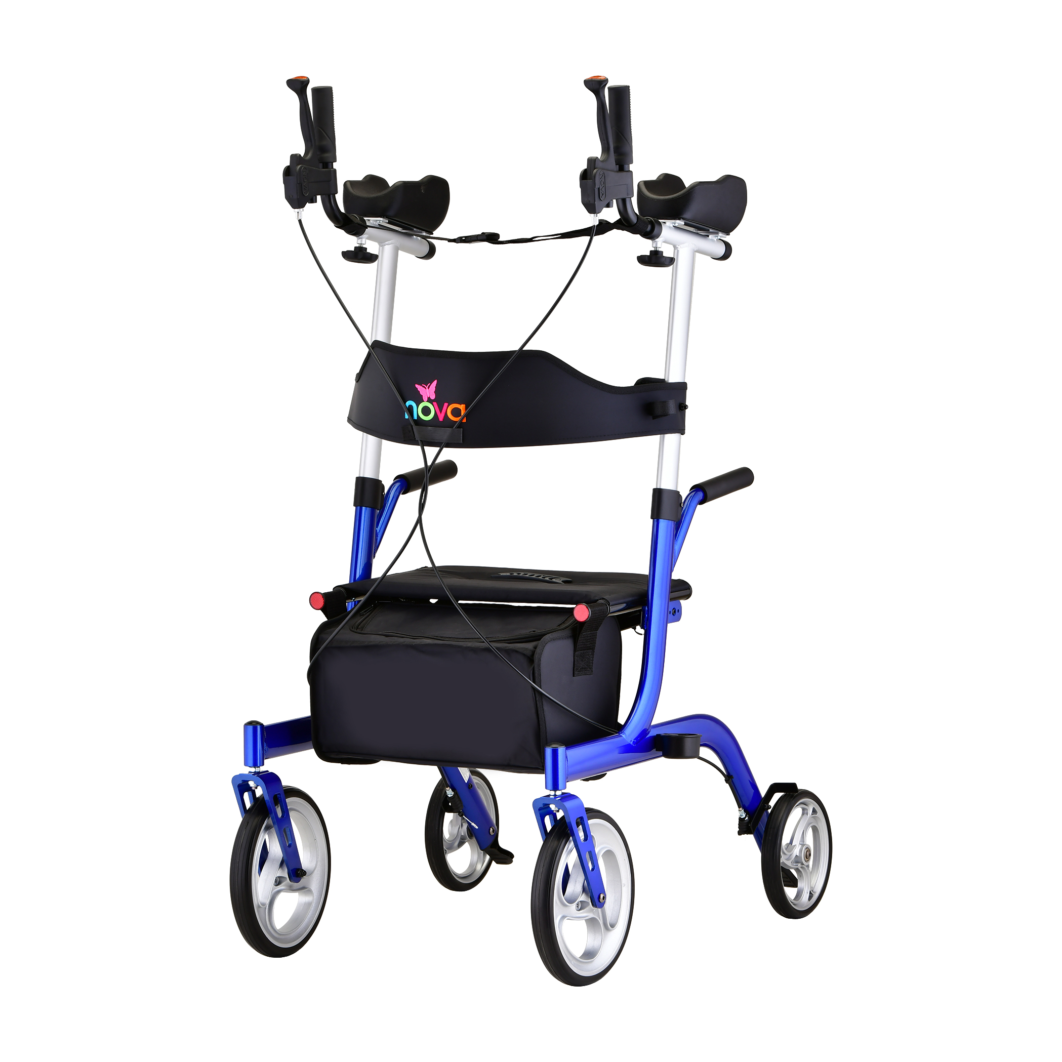  PHOENIX RISE UP ROLLATOR BLUE FOLDABLE, LIGHTWEIGHT NOVA - Blue, none, none, none