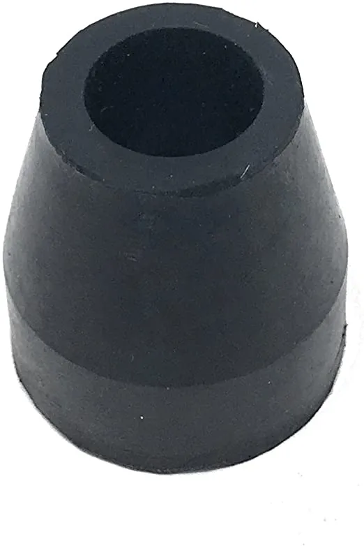 Replacement Quad Cane Tips,  Large Base Nova medical  - Gray