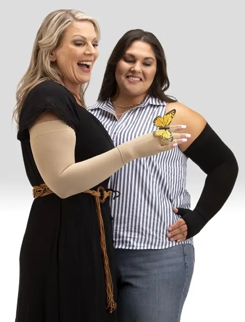 Soft Compression Arm Sleeves for Lymphedema