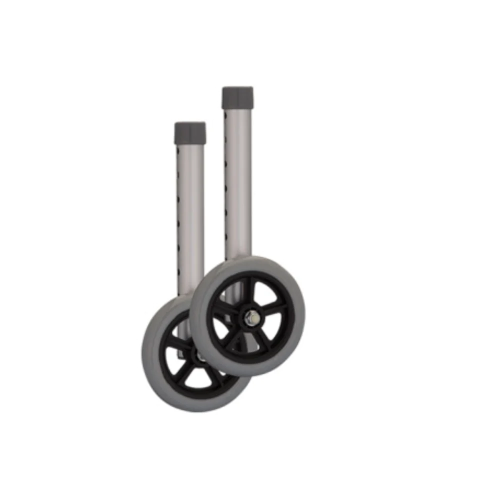5” Wheels for 1” Folding Walker - Gray, none, none, none