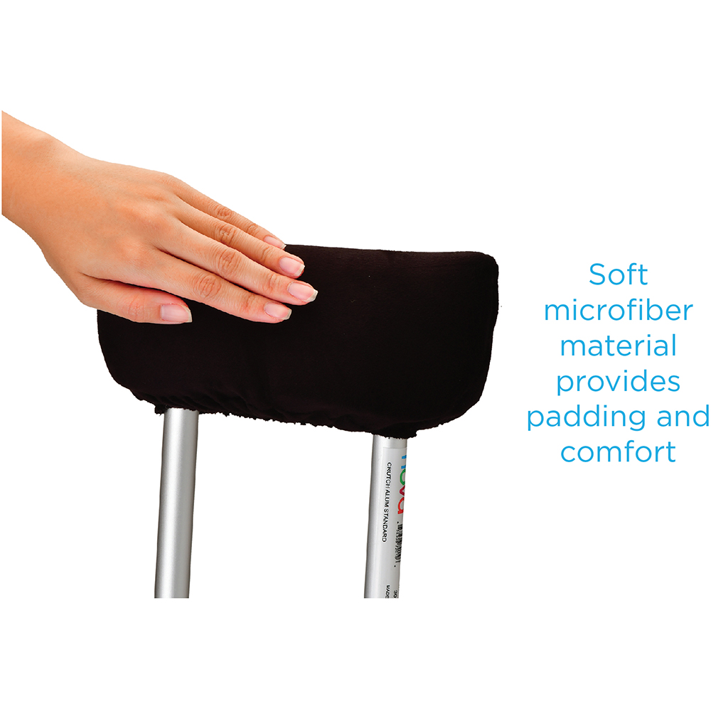 Crutch Cover Set in Microfiber Nova