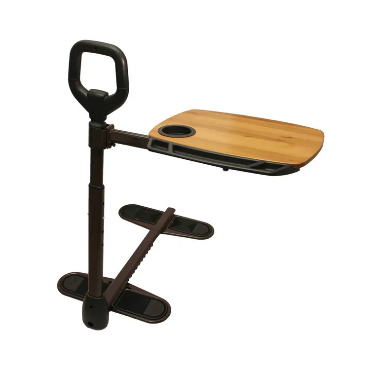 Assist-A-Tray for couch  easy to stand Adjustable height Satander - Black