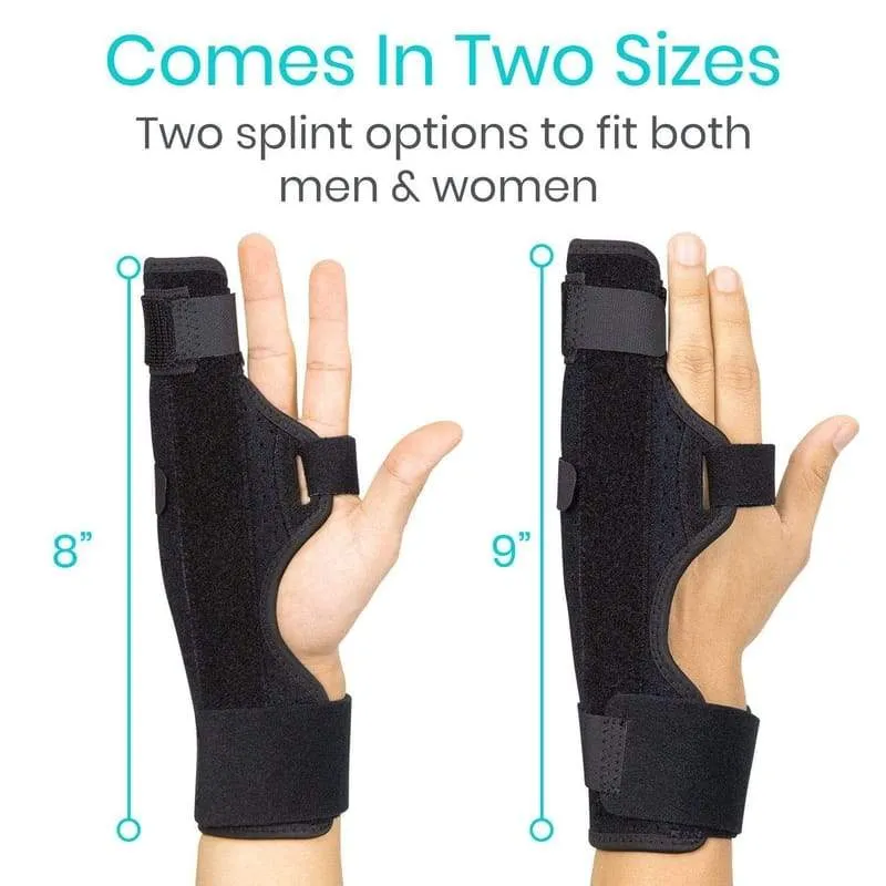 Boxer Splint for the hand  - Black, MED