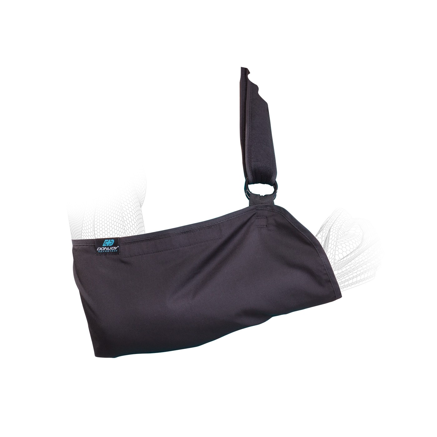 COMFORT SHOULDER ARM SLING Adjustable envelope DonJoy Advantage  - Black, M, none, none