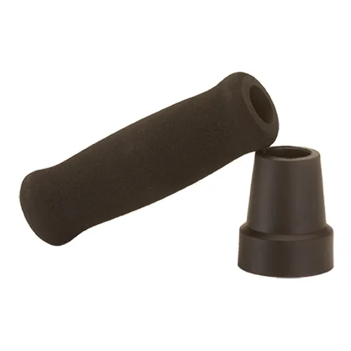 Cane Tip and Grip Replacement - Black