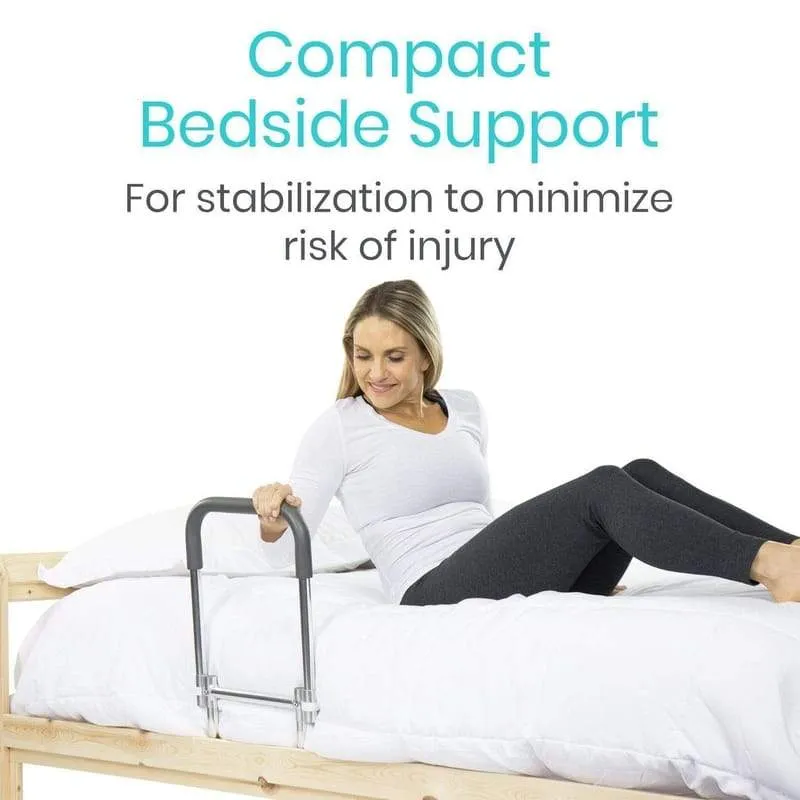 Compact Bed Rail  SECURE ANCHOR STRAP DROPDOWN Vive Health - White