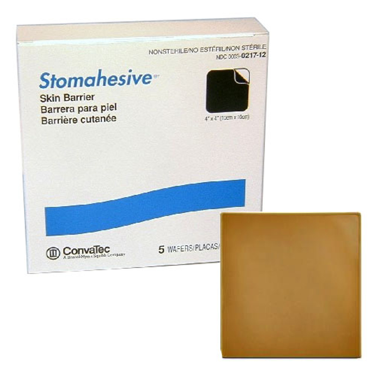 ConvaTec 21712 - Ostomy Wafer Stomahesive® Trim To Fit,  - White