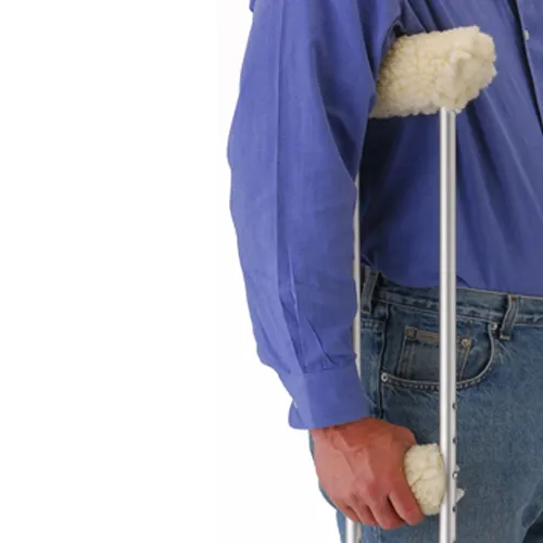 Crutch Cover Set Fleece Nova - Yellow, none, none, none