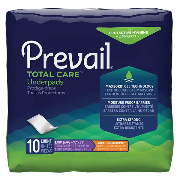 DISPOSABLE UNDERPADS Prevail - L, none, none