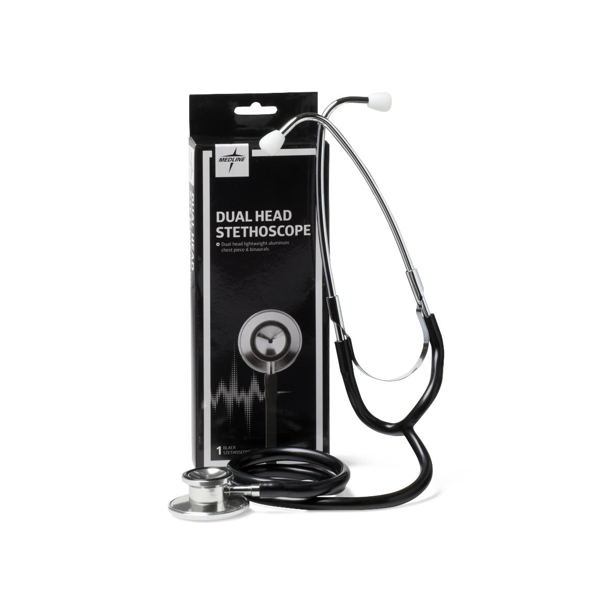 Dual-Head Stethoscopes - Black