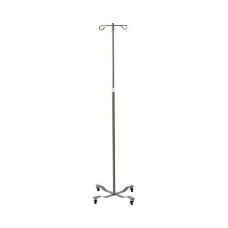 ECONOMY IV POLE-2 HOOK Removable top Nova medical - Silver