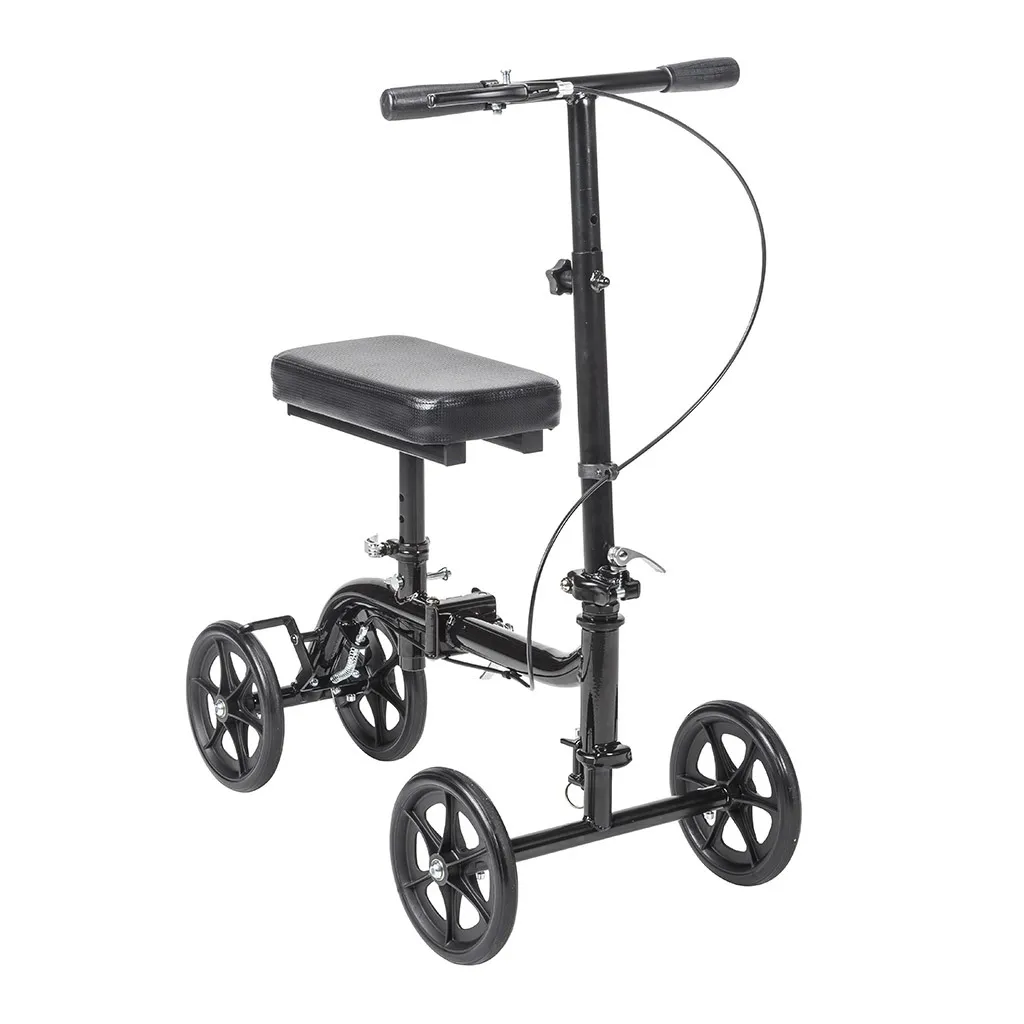 Economy Folding Knee Walker - Black