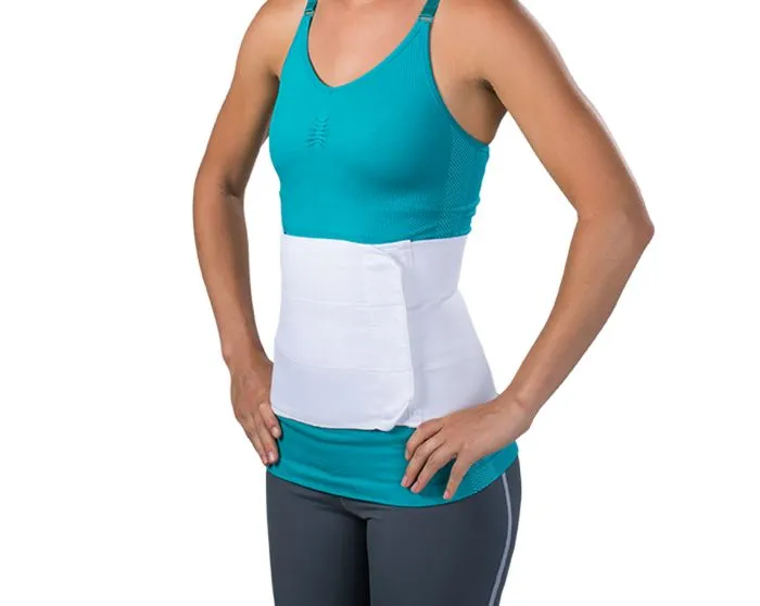 Unisex Abdominal Support - White, M, none, none