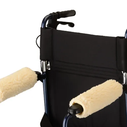 FLEECE ARM CUSHION COVERS for wheelchair pair EASILY ATTACHES  Nova - none, none, none