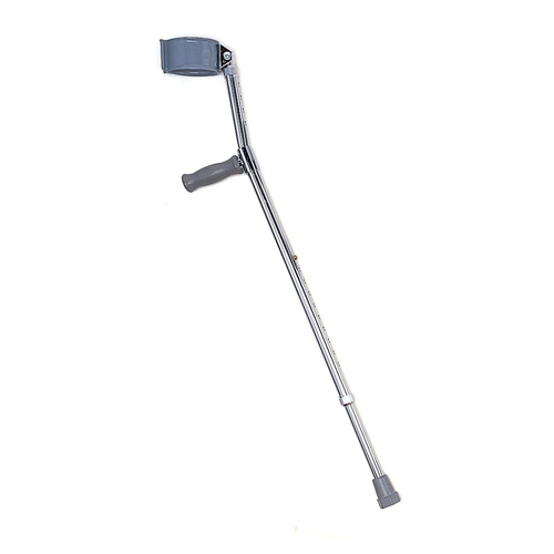 Forearm Crutch Adult adjustable height lightweight aluminum Nova - Gray