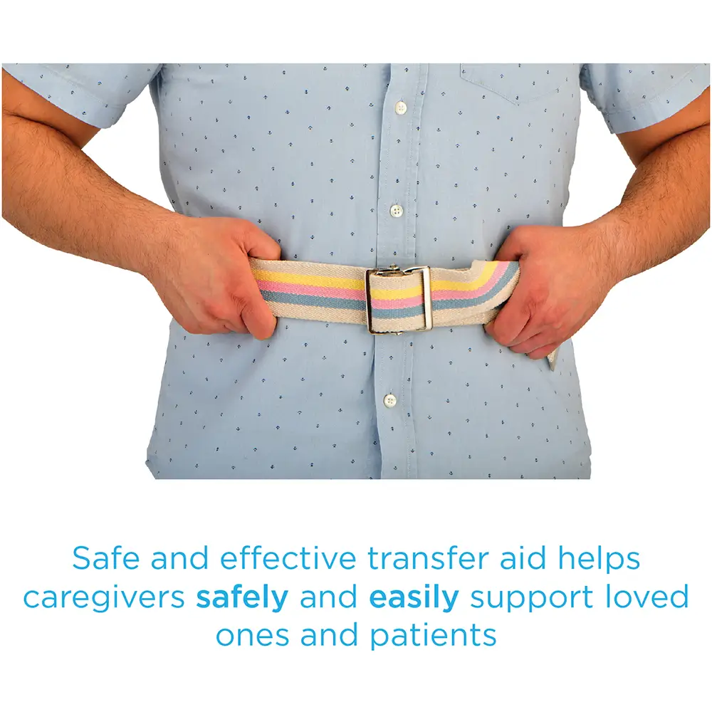  Gait Belt Compact EASILY ADJUSTABLE  Carry Bag included Nova - Brown, none, none, none