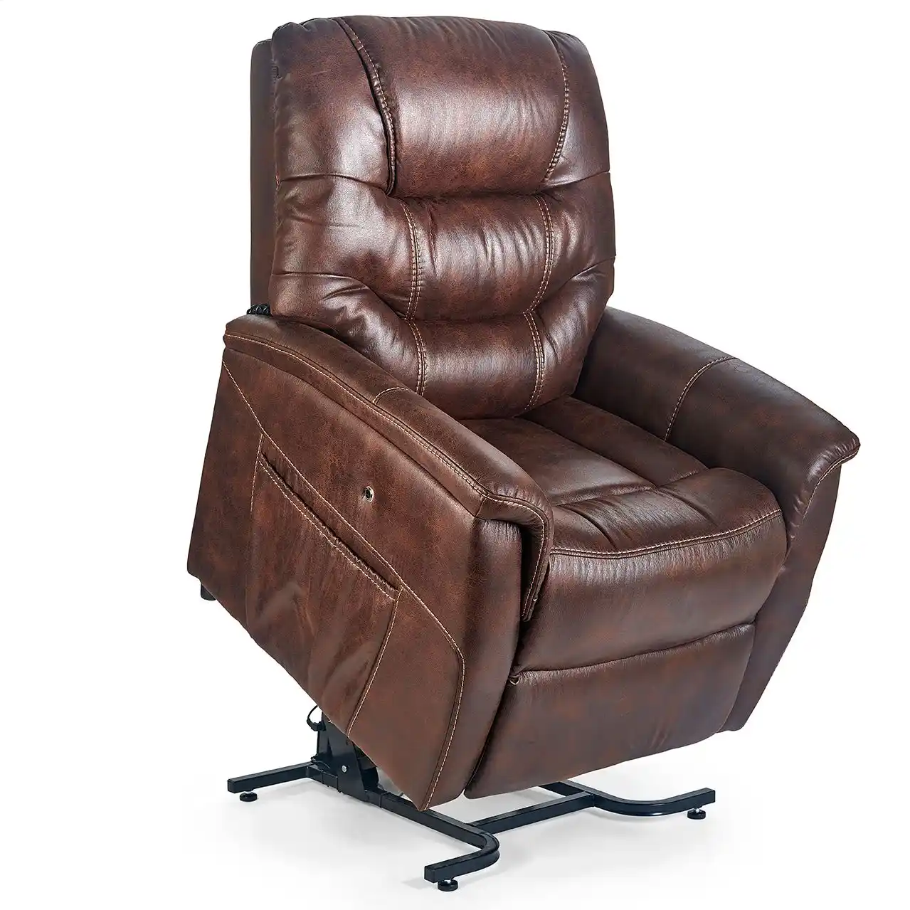 Golden POWER LIFT CHAIR RECLINERS | Dione Large Power Lift Chair Recliner PR-446 - Brown, Medium/Large, Up to 375 lbs.