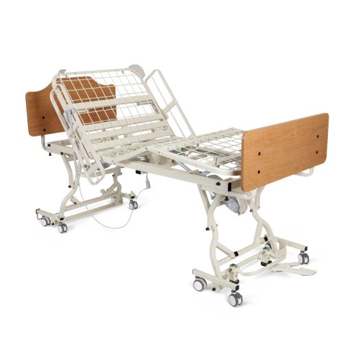 Hi  Low  full electric Hospital Bed -  Orange