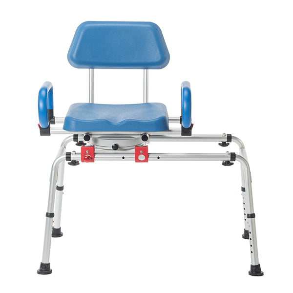 Journey Soft Secure Rotating Transfer Tub Bench - Blue,  up to 300 lbs., none