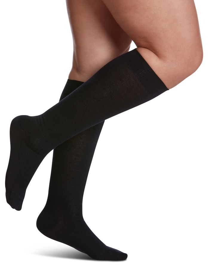 Knee High Compression Socks  - Black