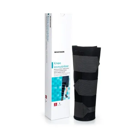 Knee Immobilizer One Size Fits Most 14-inch length Wraparound  - Black