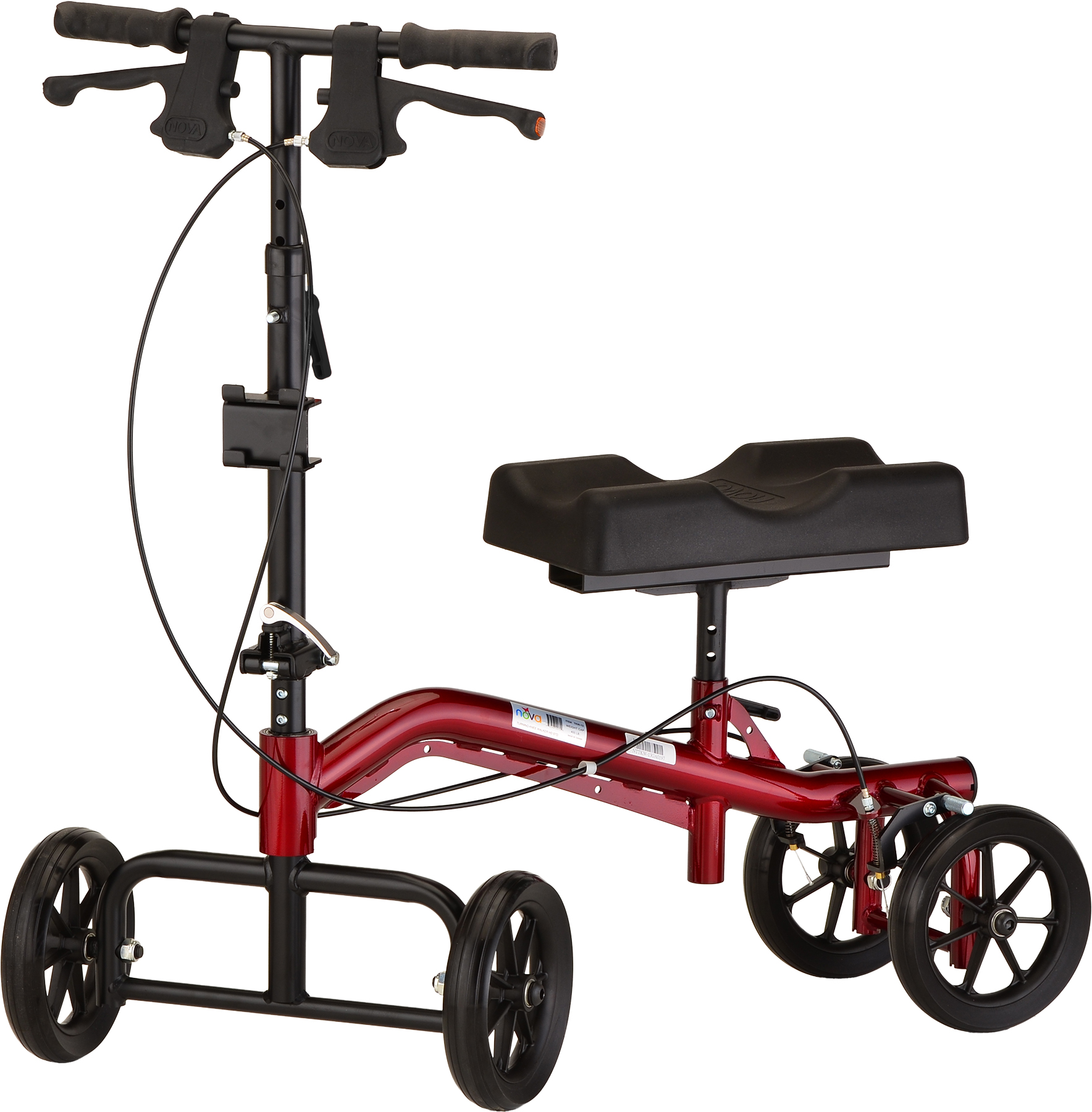 Knee scooter walker heavy duty  400lb - Red