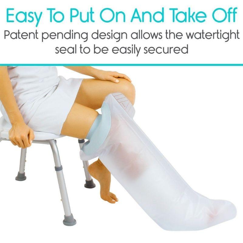 Leg Cast Cover  Vive health - White, M, none, none