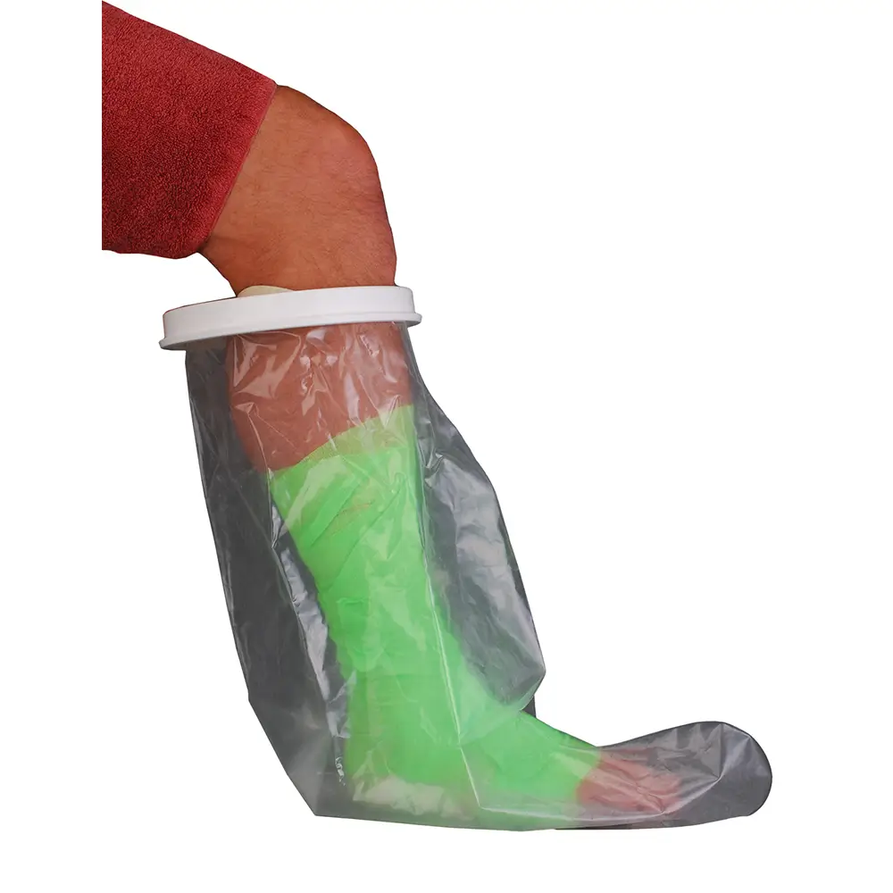 Leg Cast Protector 23" Plastic ring  Latex free Nova medical - Green