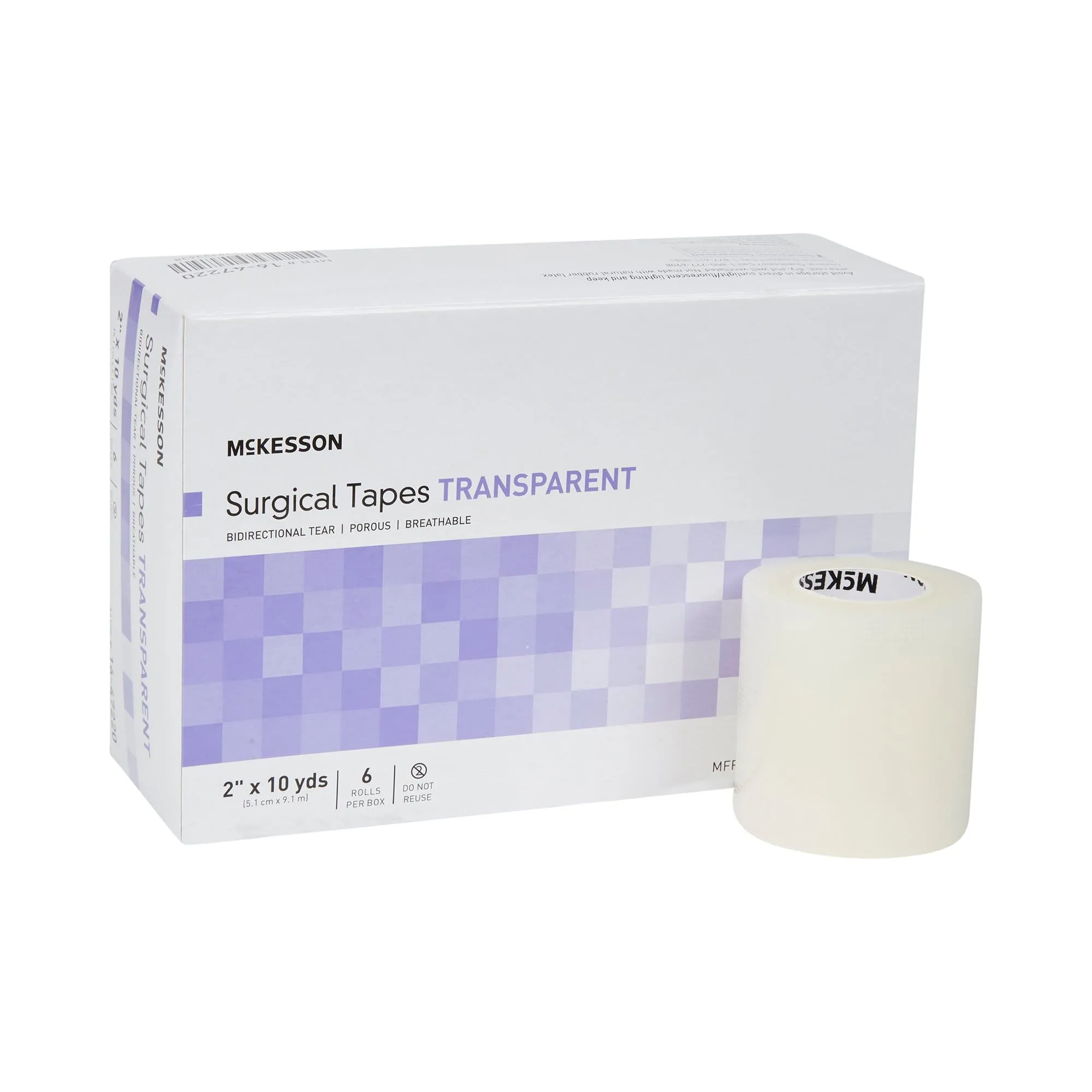 Medical Tape McKesson Transparent Plastic - Transparent
