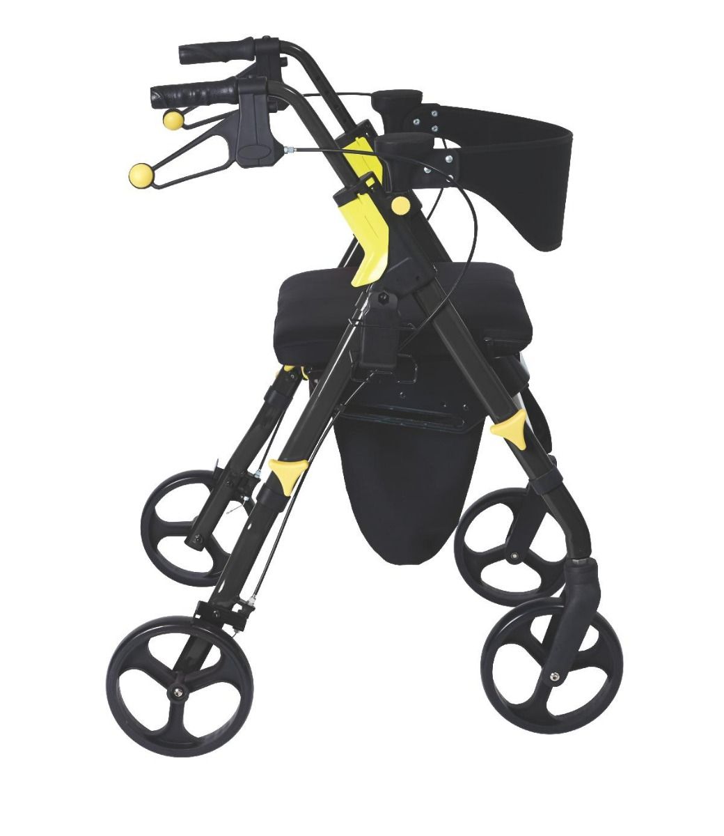 Medline Empower Rollator with 8in Wheels 300lbs Black 