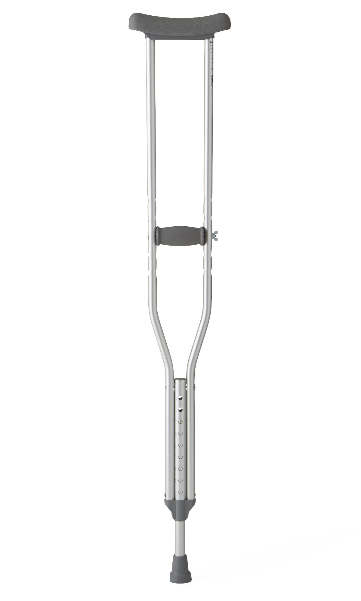 Medline Steel Push-Button Crutches