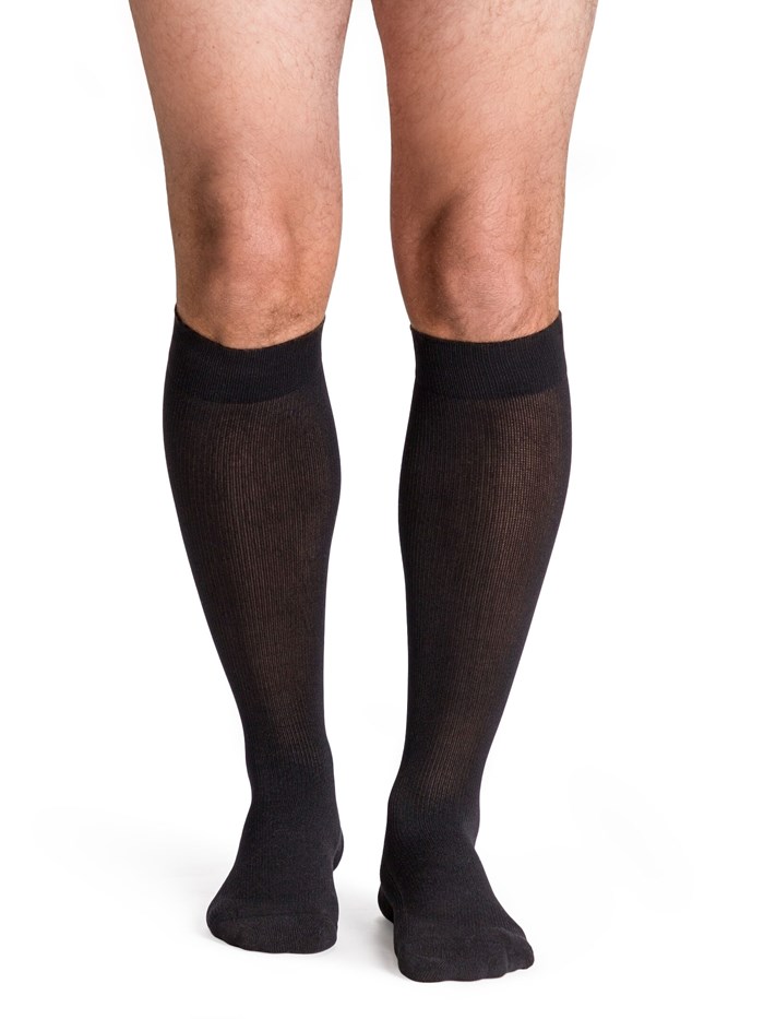  Men’s DYNAVEN Closed Toe KNEE-HIGH COMPRESSION:  - Black