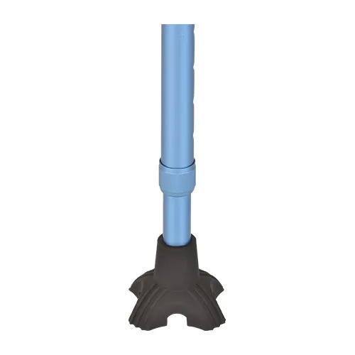 Mini Quad Cane Tip DURABLE RUBBER TRACTION BASE  nova - Black, none, none, none