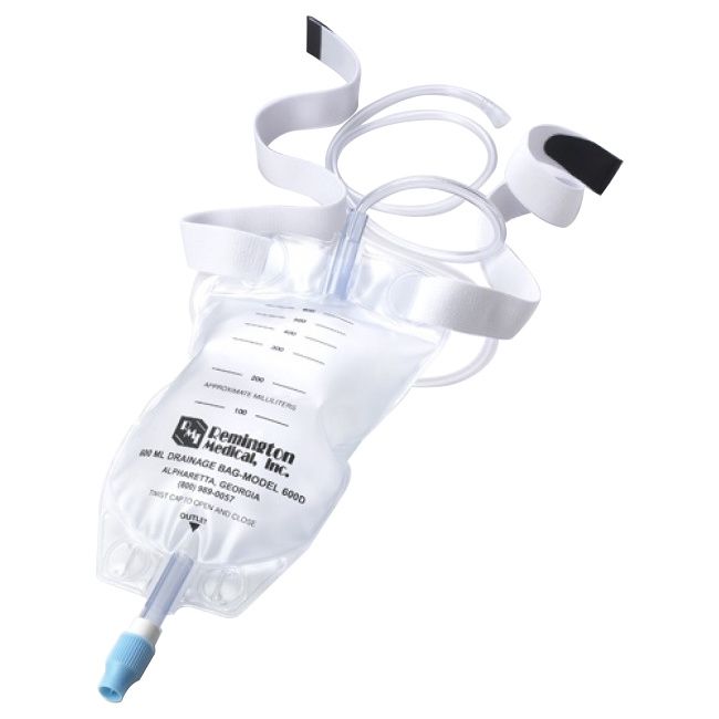 Nephrostomy Drainage Bag Remington 600-D - White
