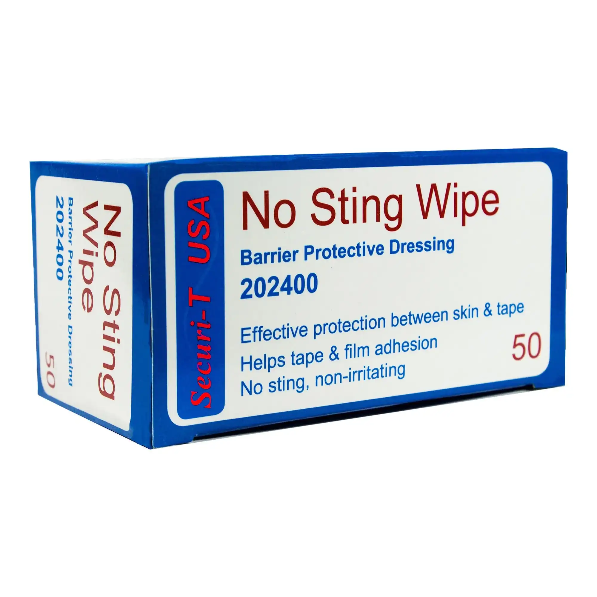  No Sting Wipes Barrier Protective Dressing,  - Blue