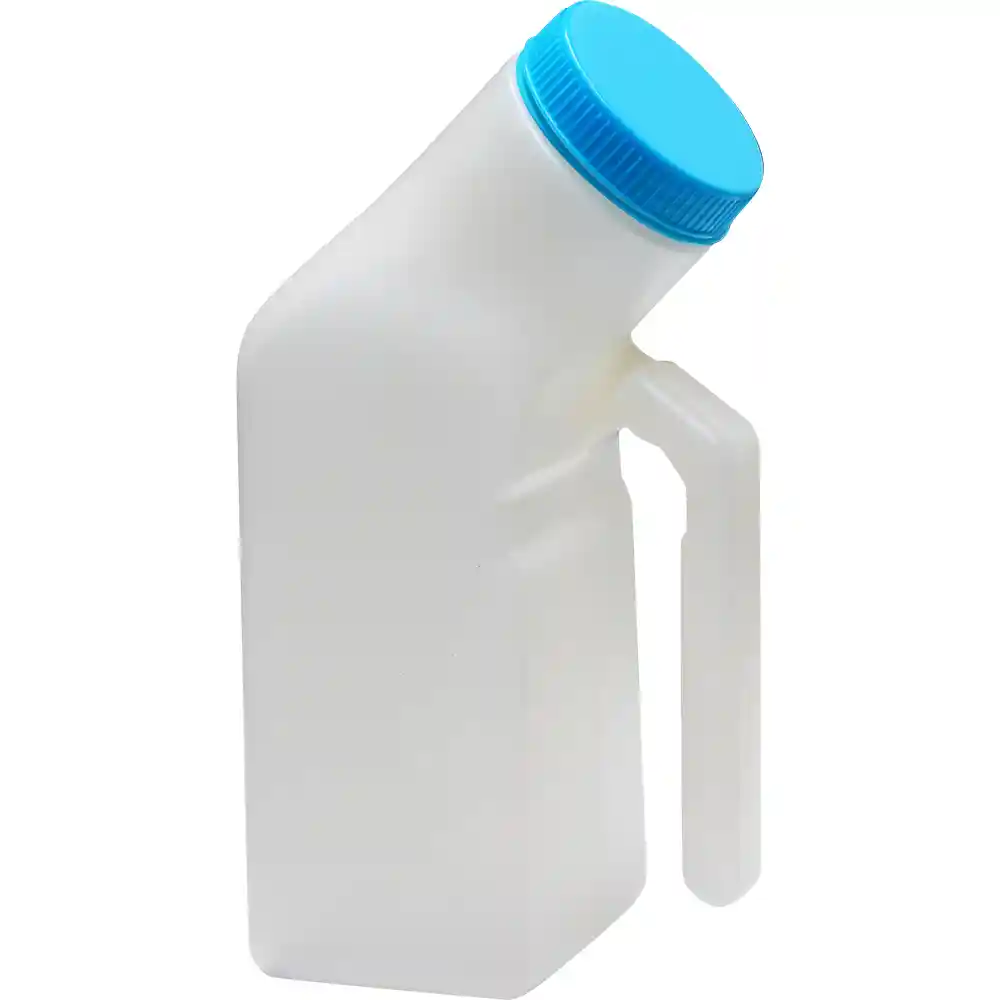 Nova Male Urinal with Leak Proof Cover 8104M-R - Blue