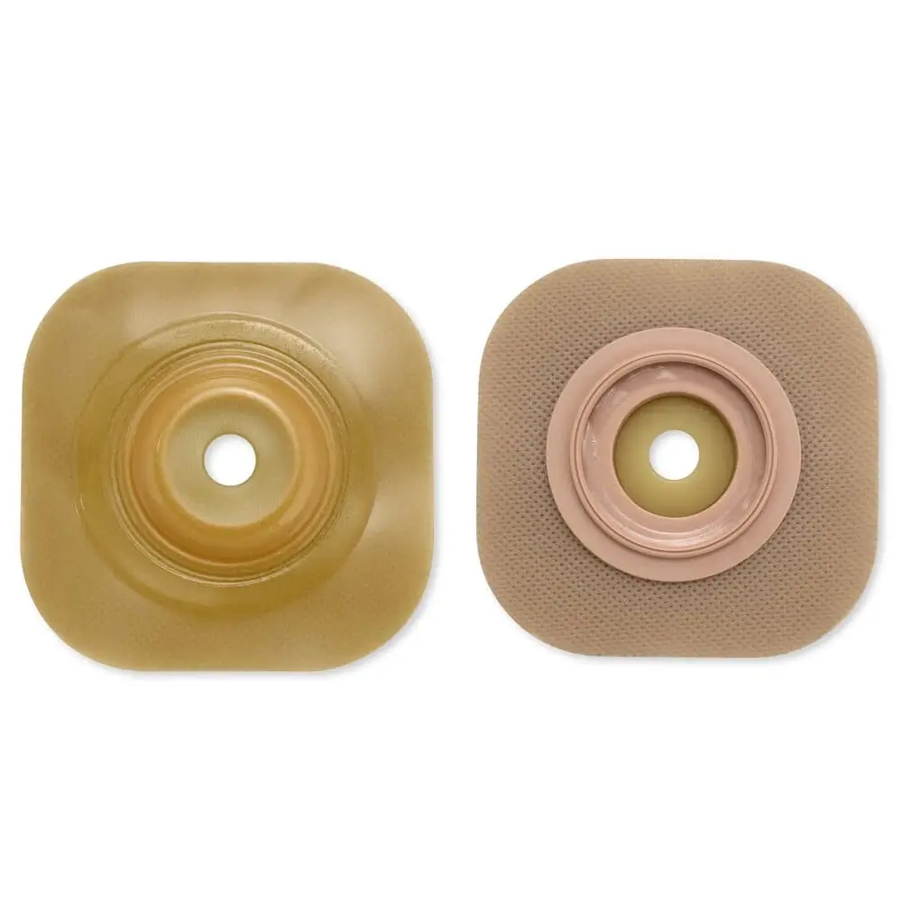 Ostomy Barrier Hollister New Image™ Convex – Precut 1¼" Opening, FlexWear®, Standard Wear, 57 mm Red Code Flange, 5" x 5"