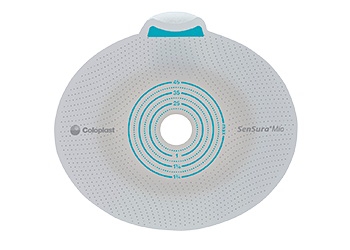 Ostomy Barrier SENSURA MIO,2PC,PRE-CUT,1 3/16",RED Coloplast - Gray