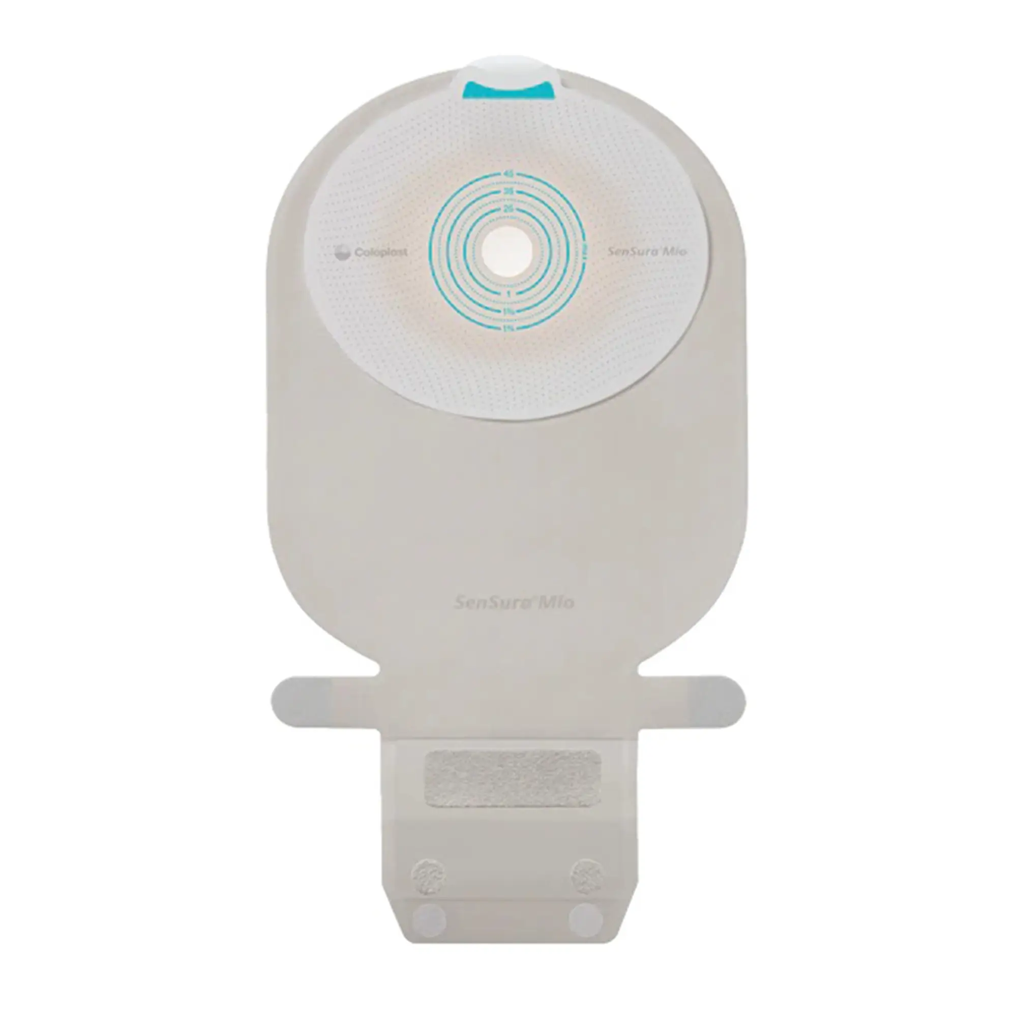 Ostomy Pouch SenSura® Mio One-Piece System 11 Inch Length, Maxi Flat, Pre-Cut 1-3/4 Inch Stoma Drainable