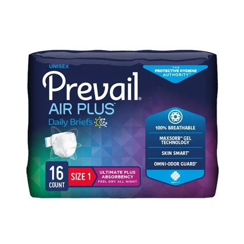 PREVAIL AIR PLUS SIZE 2  Adult Incontinence Brief  - Blue