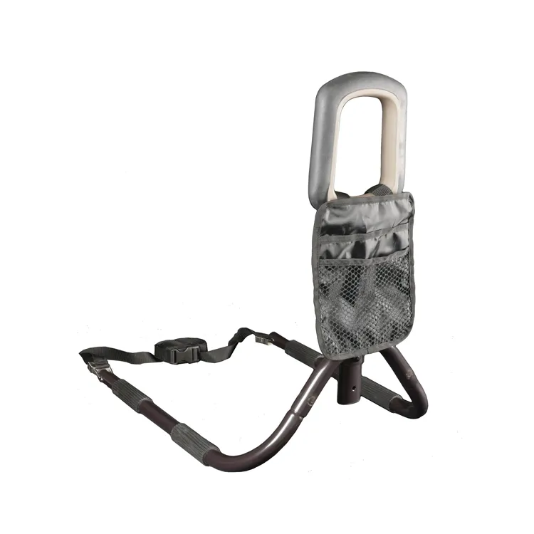 PT Bed Cane with Storage Pouch ORGANIZER POUCH PREVENT FALLS: - Black