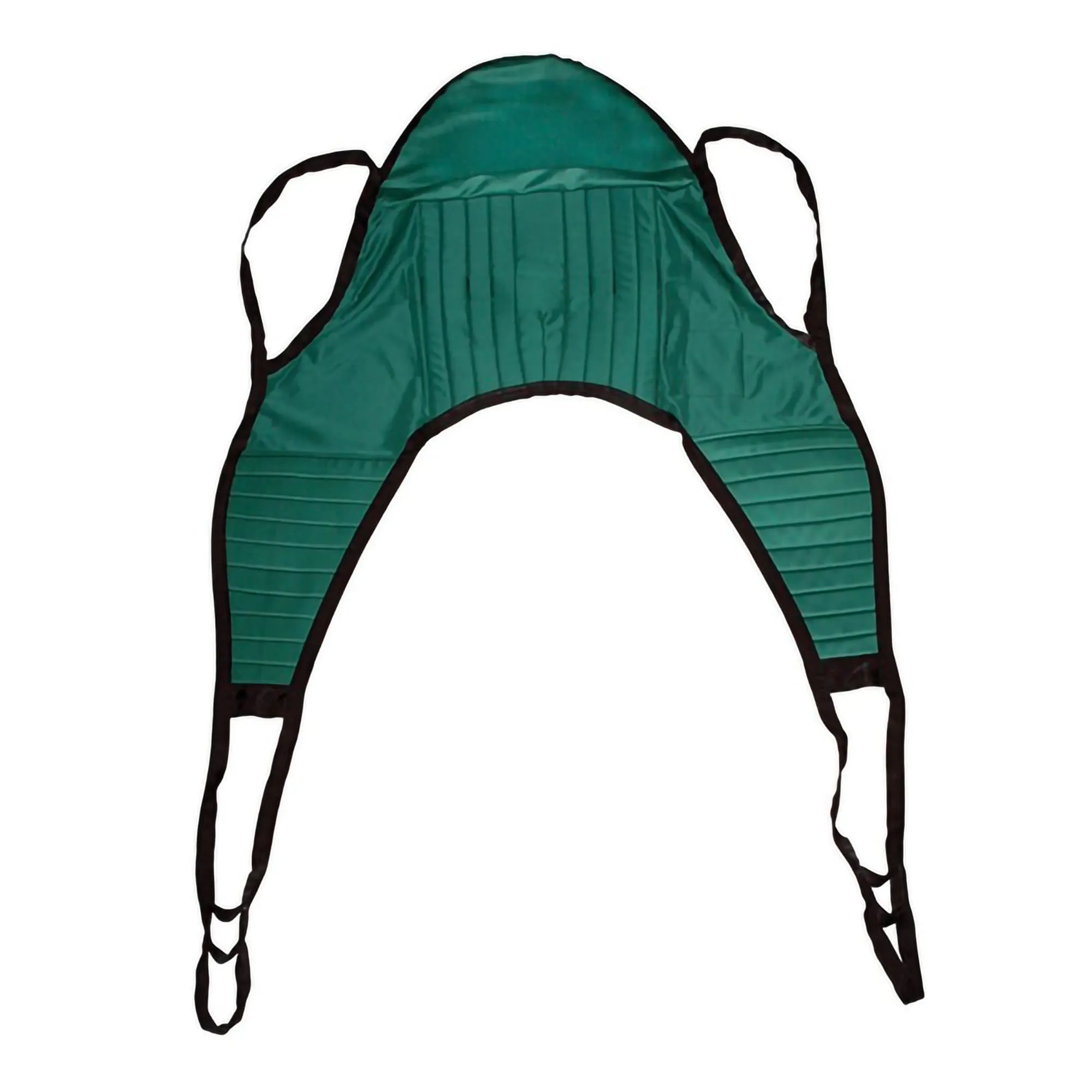 Padded Divided Leg Sling 4 Point Cradle With Head Support - Green, SM
