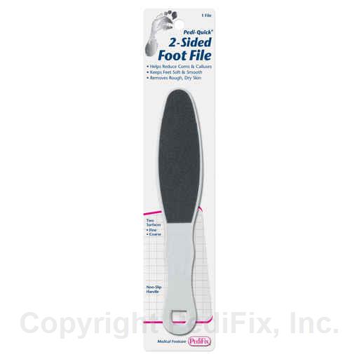 Pedi-Quick® 2-Sided Foot File - Black