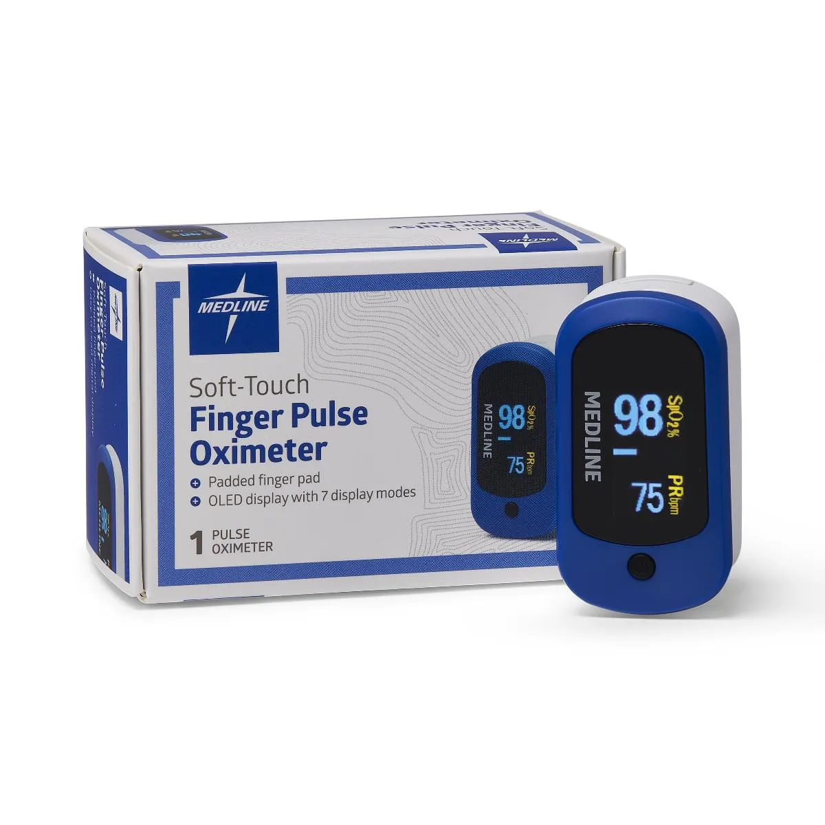  Pulse Oximeter Fingertip medline - Blue