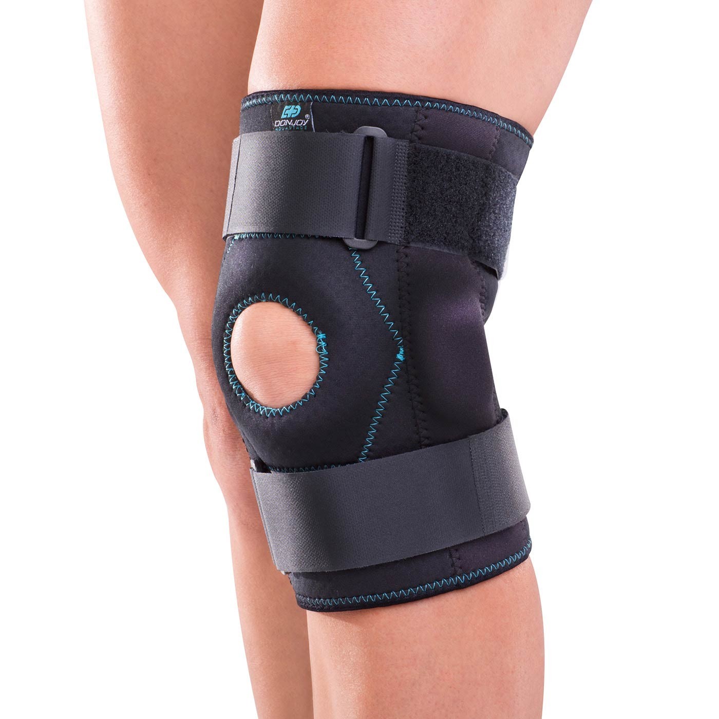  STABILIZING HINGED KNEE WRAP - Black