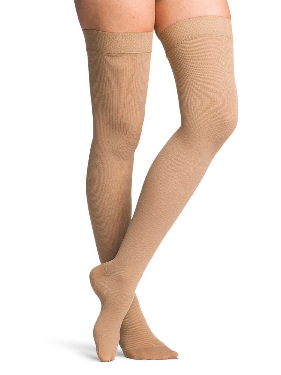 Sigvaris Essential Cotton 230 Thigh with Grip-Top Firm (30-40 mmHg)